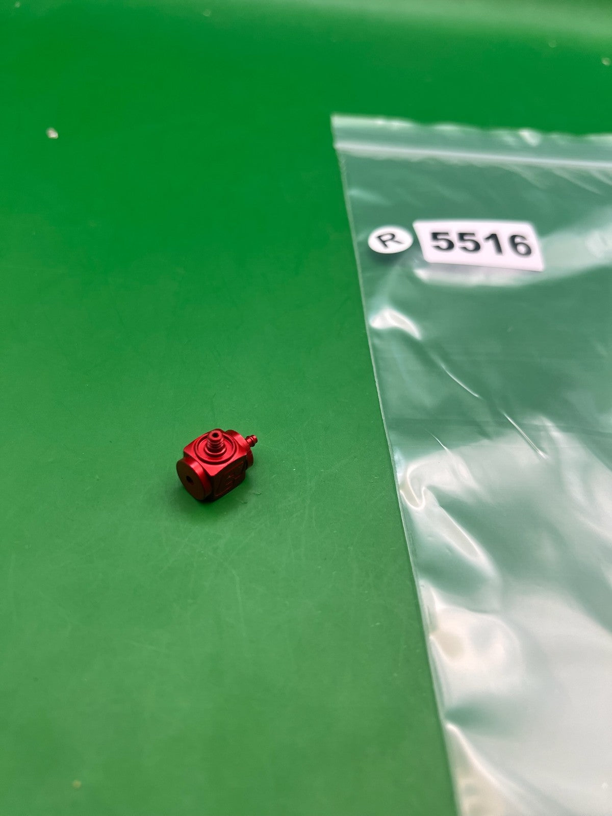 Planet Eclipse Ego 05/06 QEV - used paintball qev (quick exhaust valve) - red anno