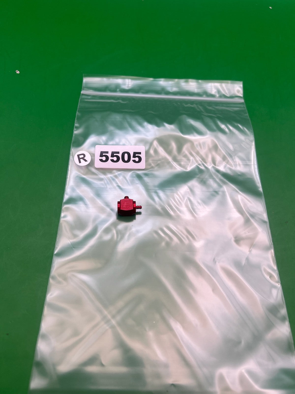 Planet Eclipse Ego 05/06 QEV - used paintball qev (quick exhaust valve) - red anno