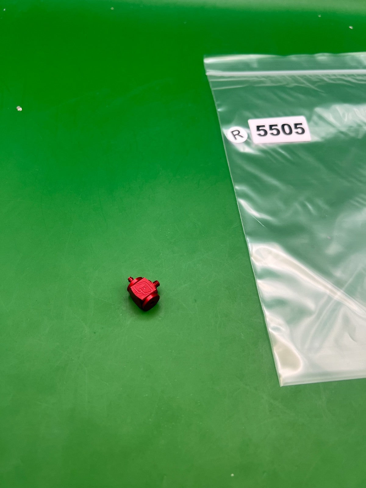 Planet Eclipse Ego 05/06 QEV - used paintball qev (quick exhaust valve) - red anno