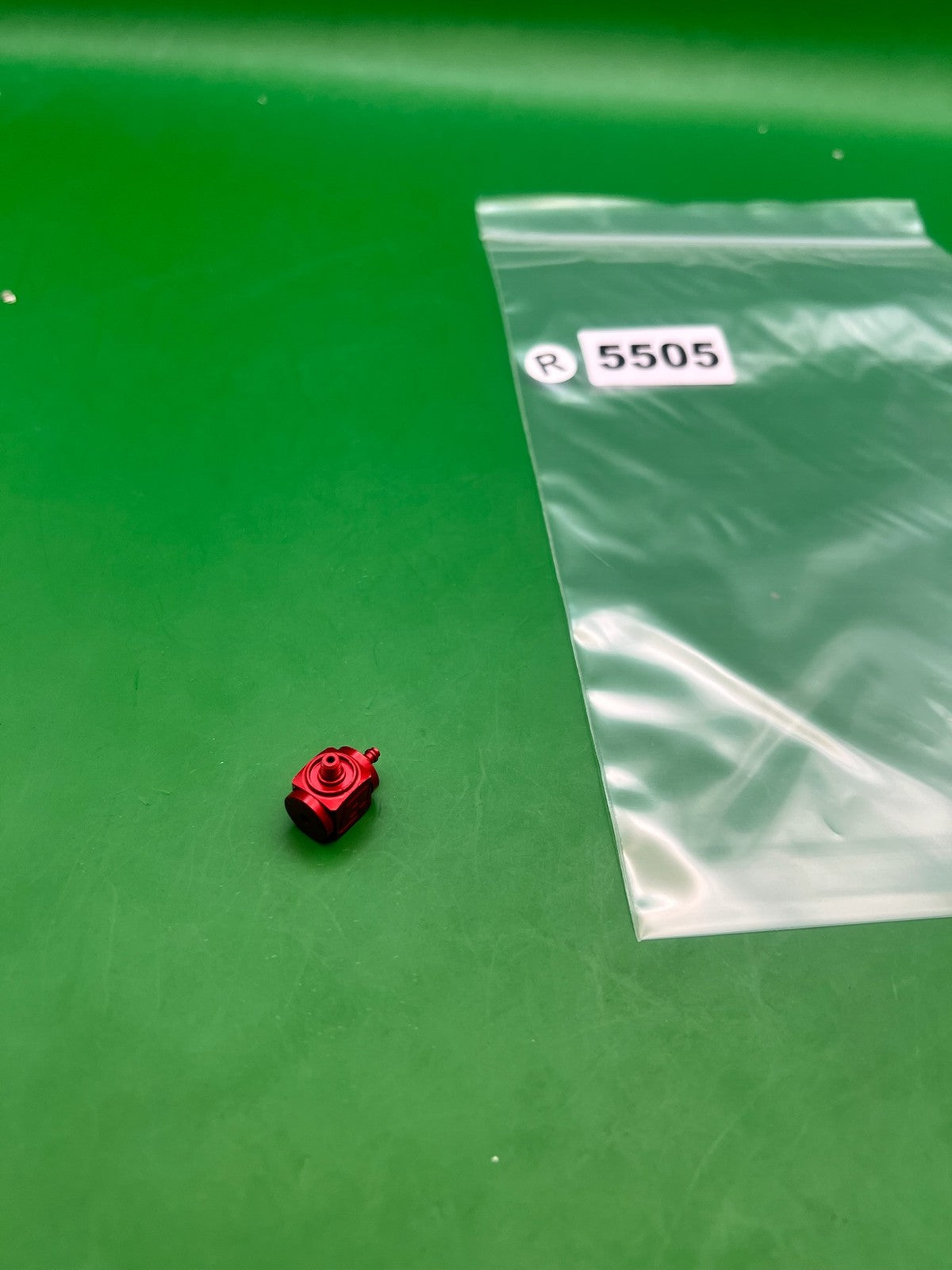 Planet Eclipse Ego 05/06 QEV - used paintball qev (quick exhaust valve) - red anno