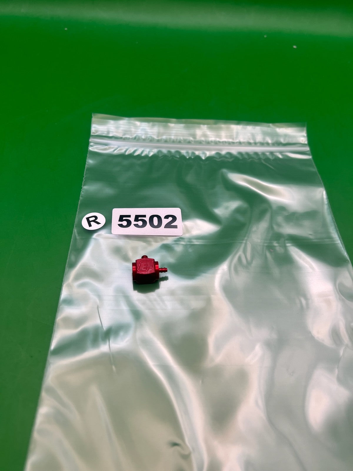 Planet Eclipse Replacement QEV 05/06 Ego - used paintball qev (quick exhaust valve) - red anno