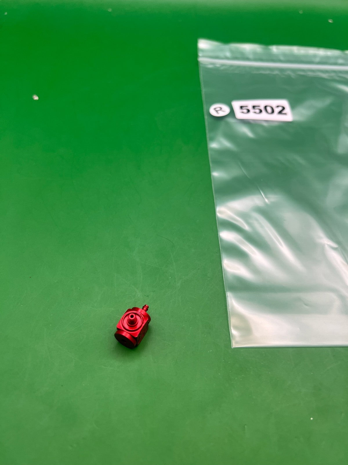 Planet Eclipse Replacement QEV 05/06 Ego - used paintball qev (quick exhaust valve) - red anno