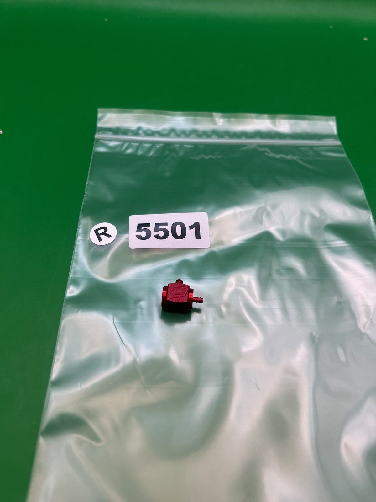 Planet Eclipse Ego 05/06 QEV - used paintball qev (quick exhaust valve) - red anno