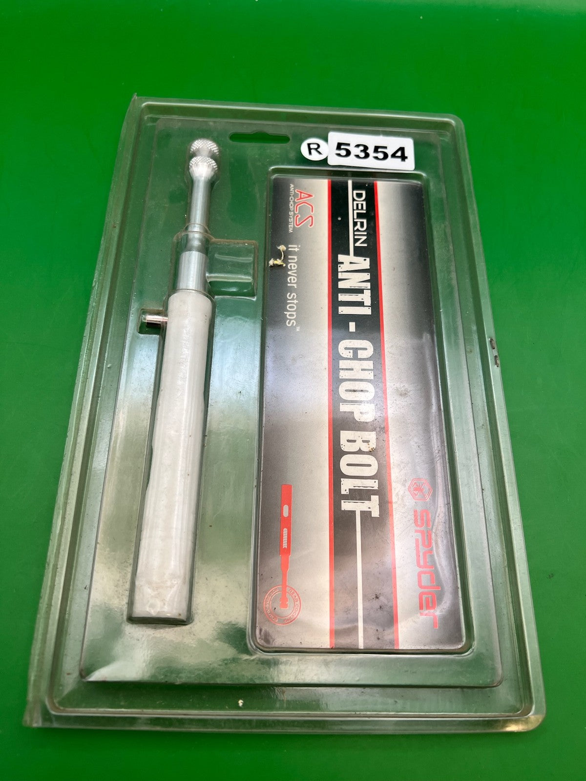 ACS Spyder Delrin Anti-Chop Bolt White