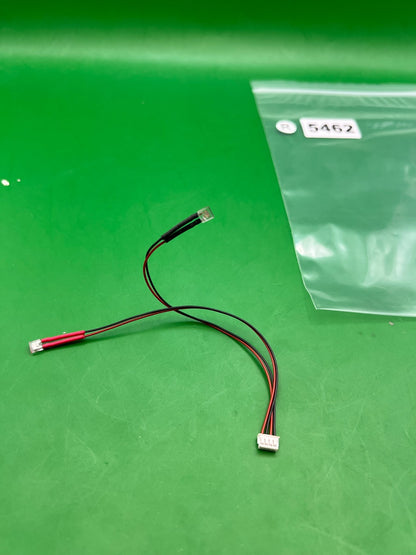 Planet Eclipse 05 / 06 Ego Eyes - used paintball eye harness / led eye wire set - black/red