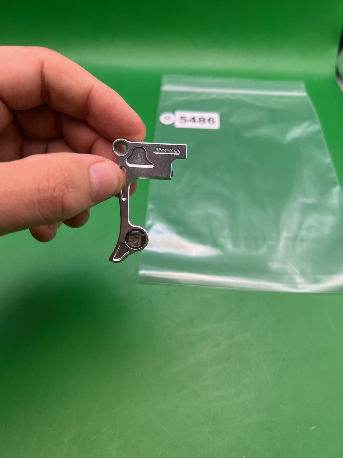 Shocktech Dm4 Trigger NOS - used paintball trigger - silver