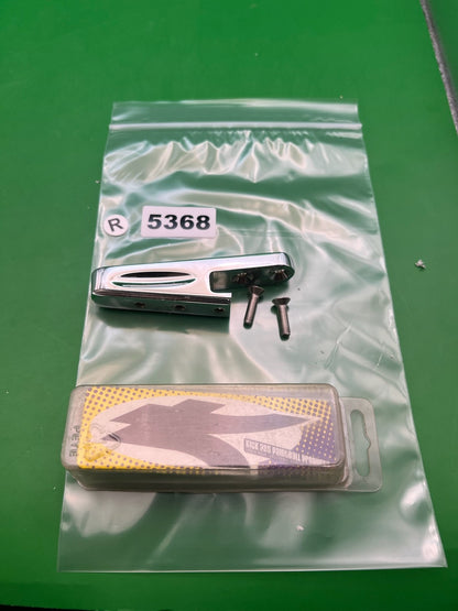 Kapp Drop Forward - used paintball drop forward - silver / chrome