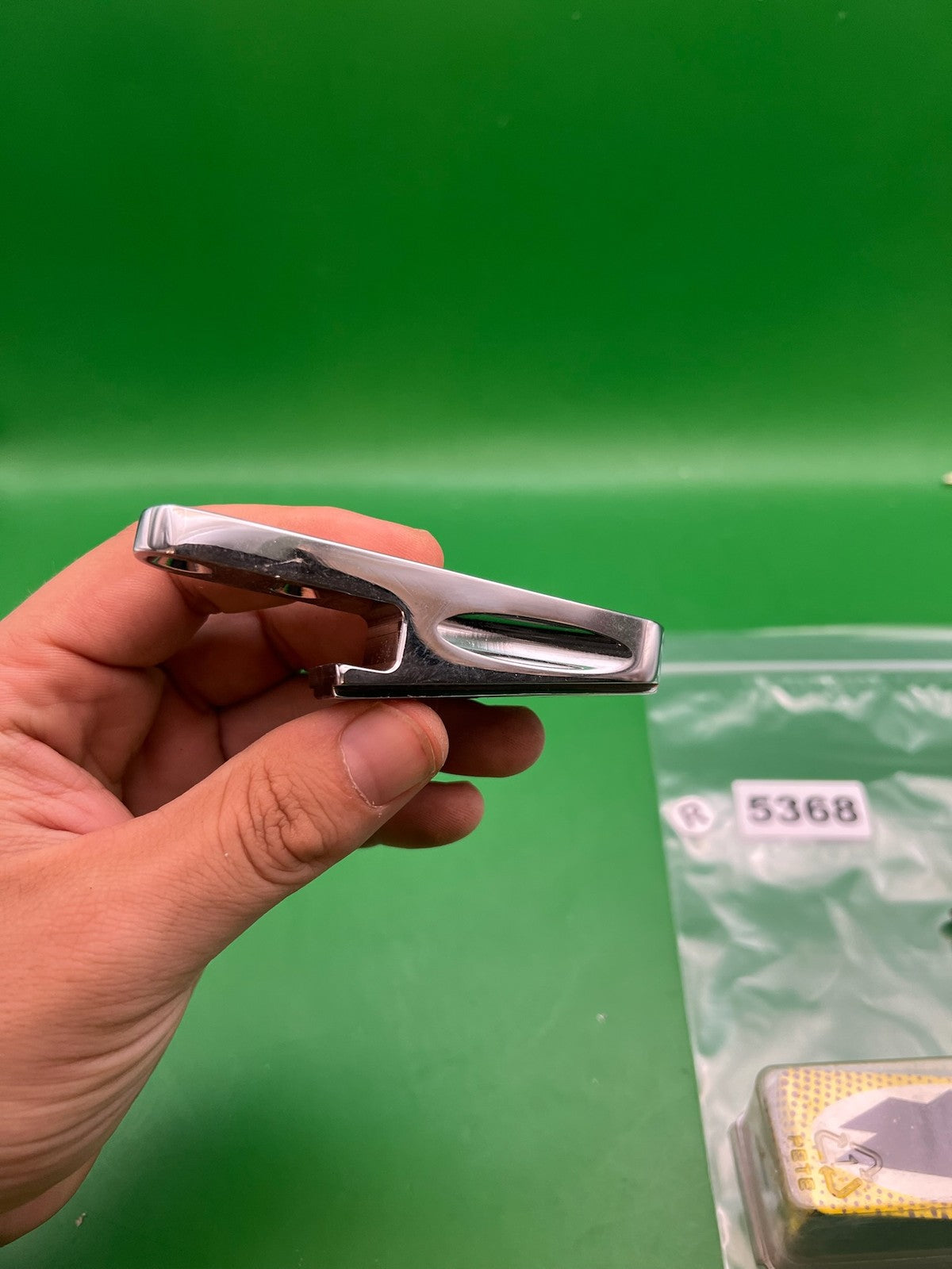 Kapp Drop Forward - used paintball drop forward - silver / chrome