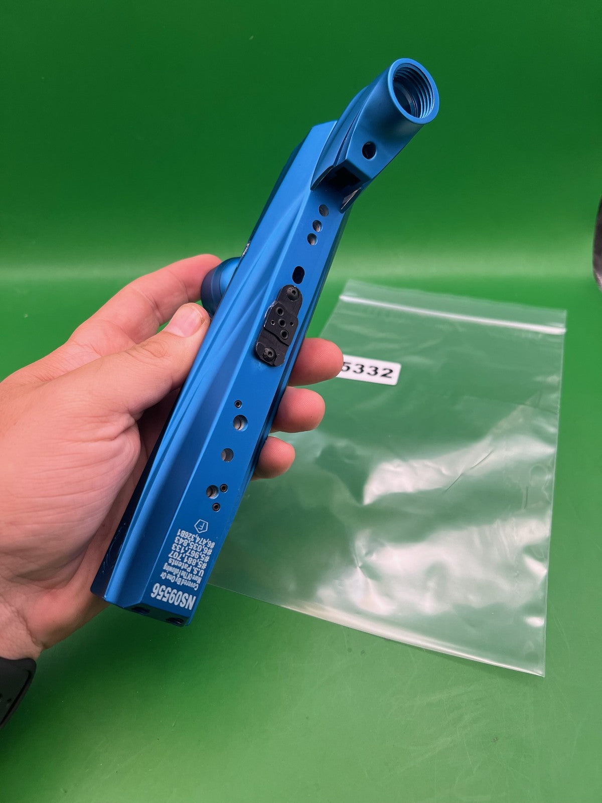 Smart Parts NXT Body Kit with Feedneck and VASA - used paintball body kit - blue anno