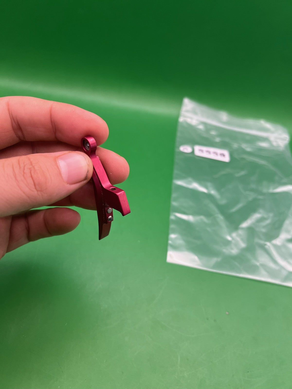 Smart Parts Shocker Trigger - used paintball trigger - red anno