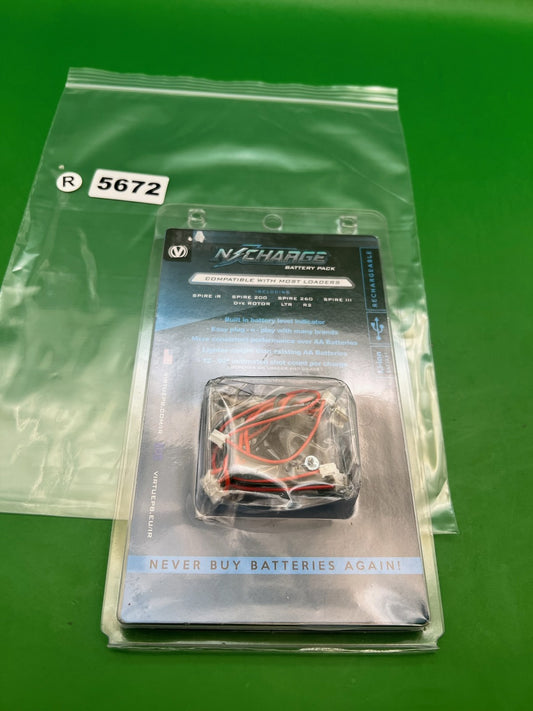 Virtue N-Charge Rechargeable Li-Ion Battery Pack Black