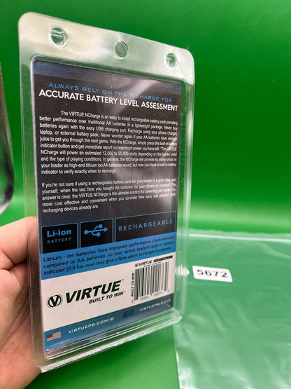 Virtue N-Charge Rechargeable Li-Ion Battery Pack Black