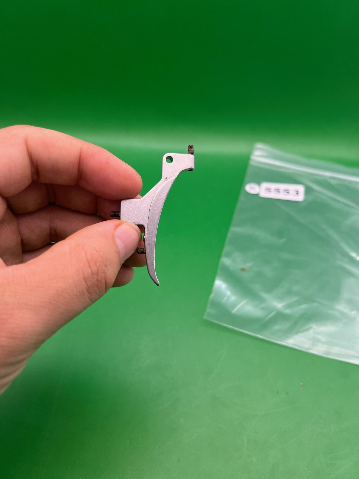 Smart Parts SFT Trigger - used paintball trigger - silver