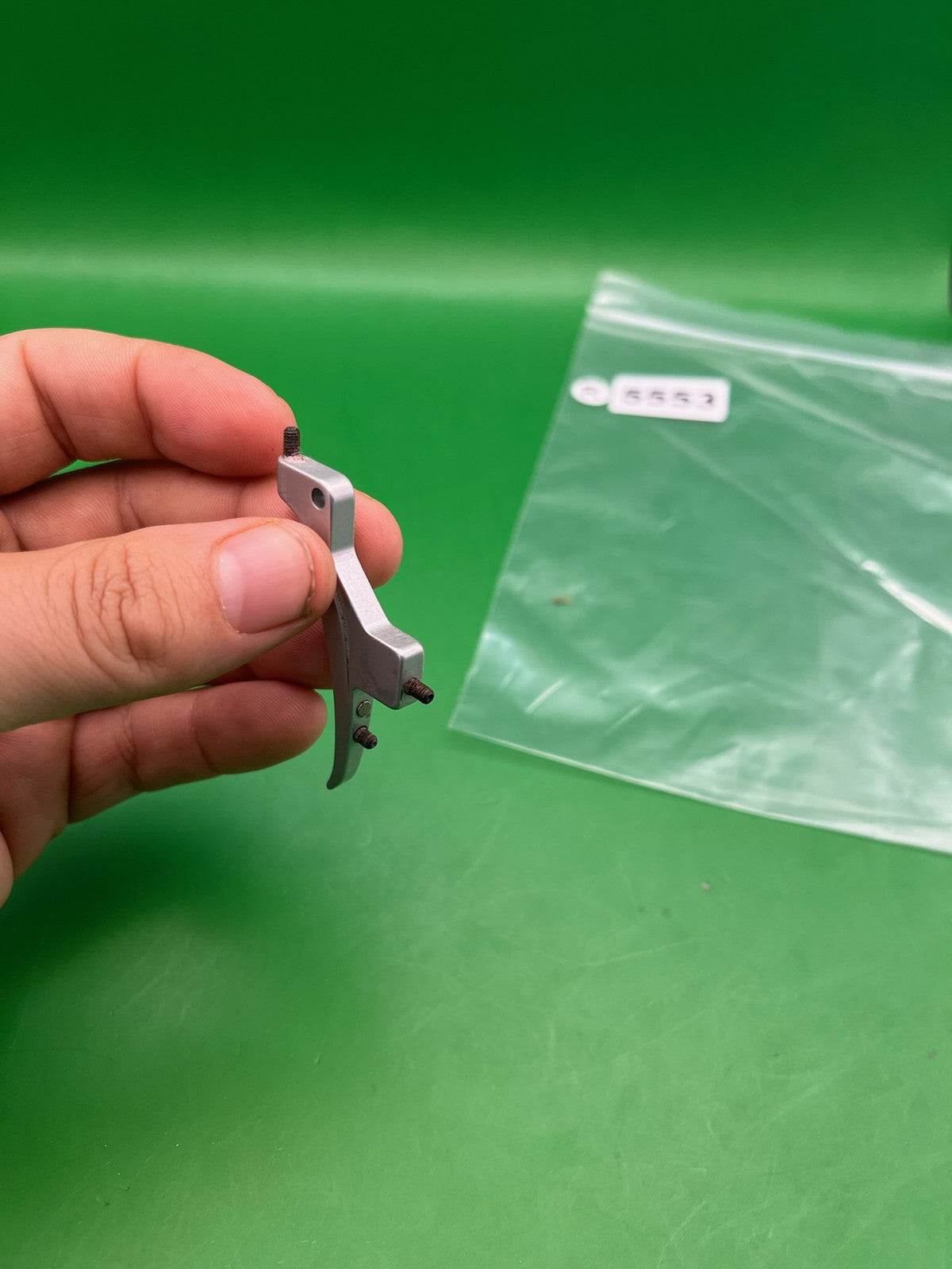 Smart Parts SFT Trigger - used paintball trigger - silver
