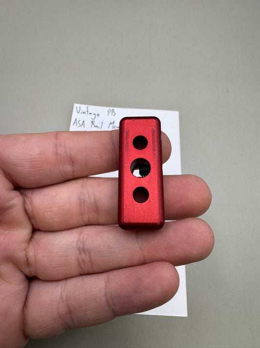Vintage Paintball ASA Rail Mount Satin Red