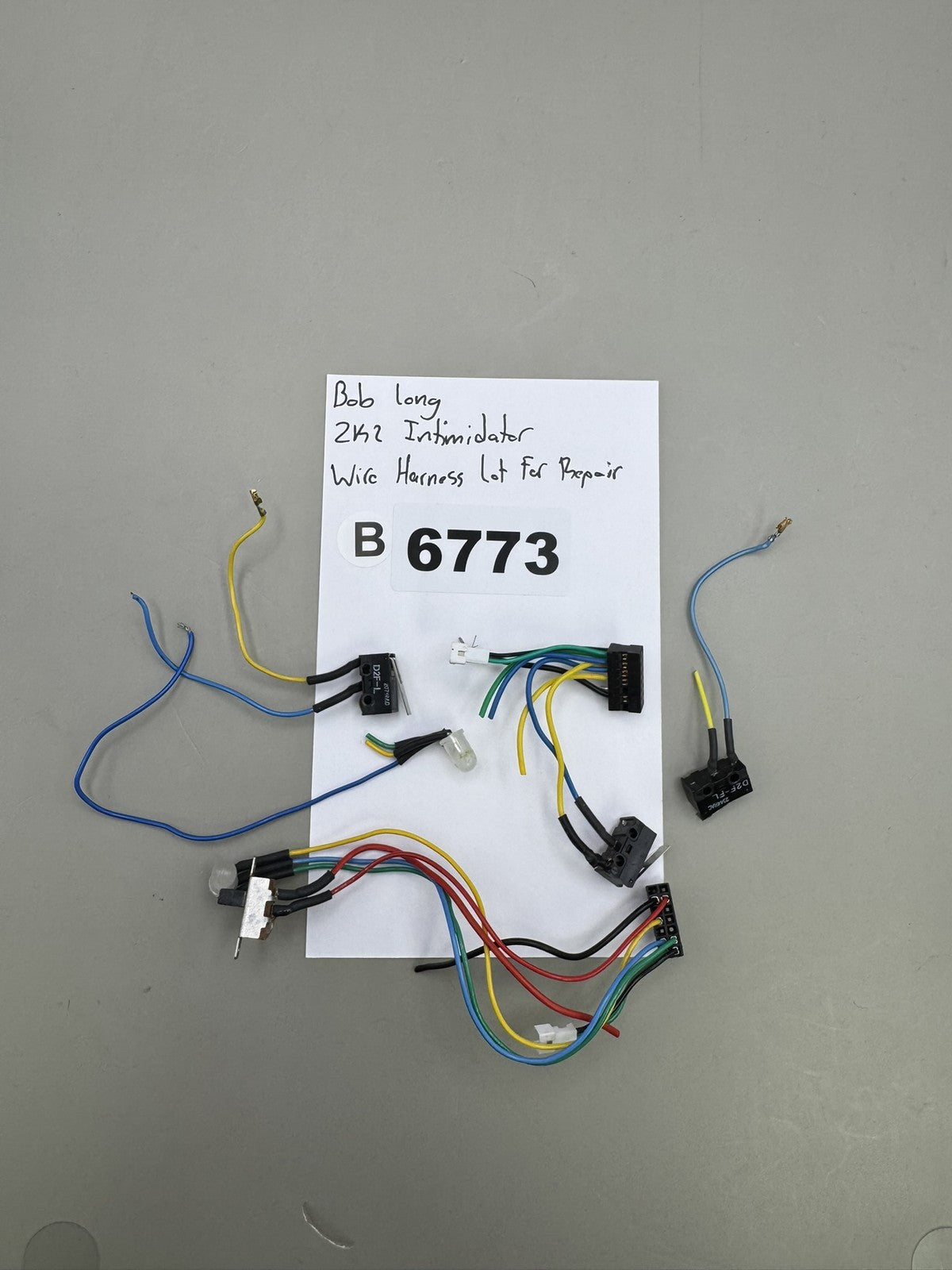 Bob Long Intimidator Wire Harness Lot For Repair
