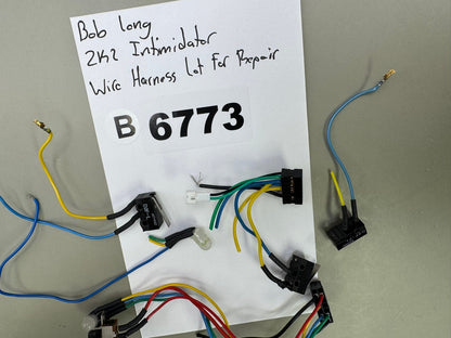 Bob Long Intimidator Wire Harness Lot For Repair