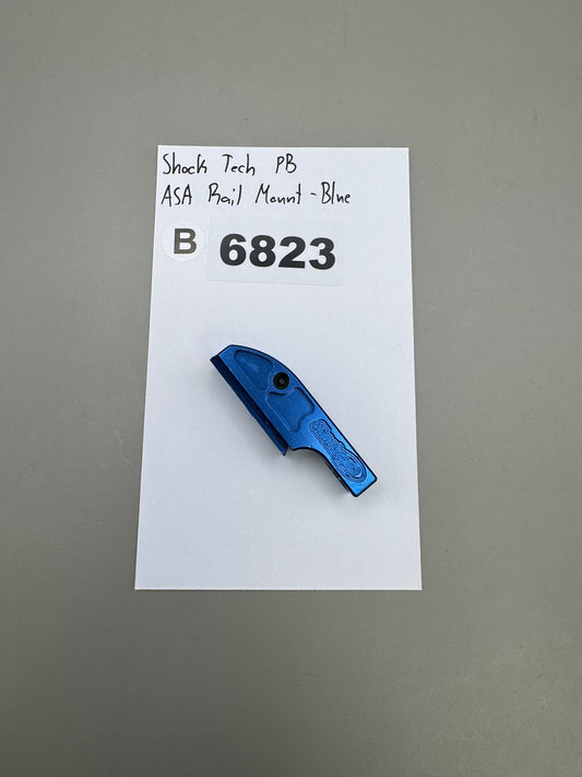 Shocktech Paintball ASA Picatinny Rail Mount Blue