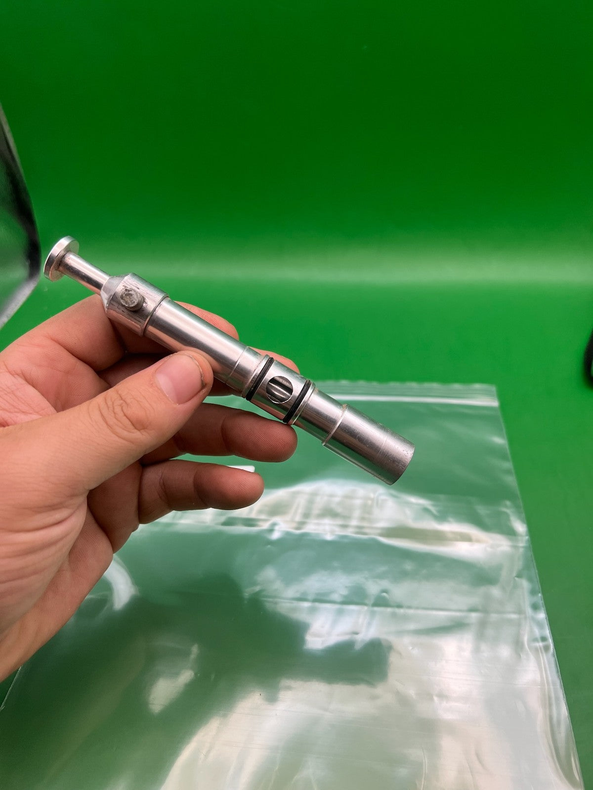 Spyder Bolt - used paintball bolt - silver