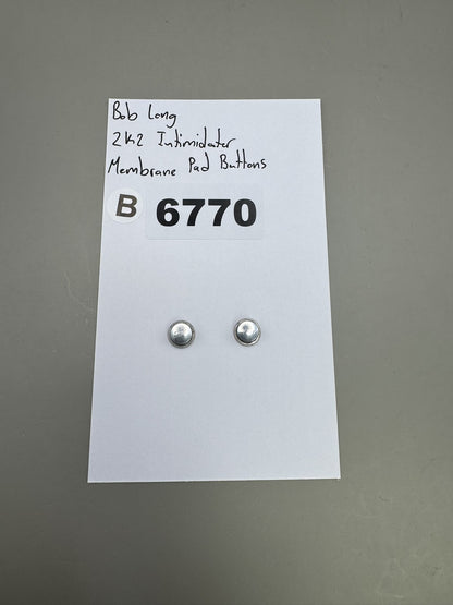 Bob Long 2k2 Intimidator Membrane Pad Buttons Silver