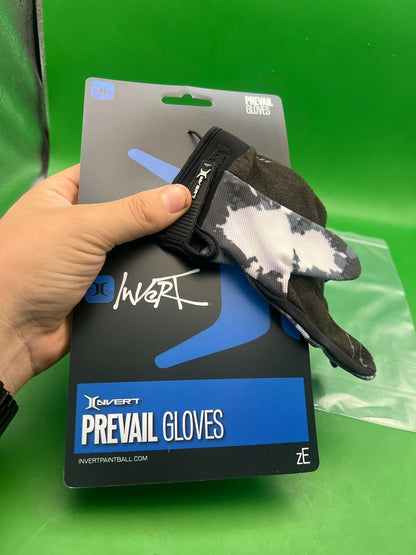 Invert Prevail ZE Paintball Gloves Black Small