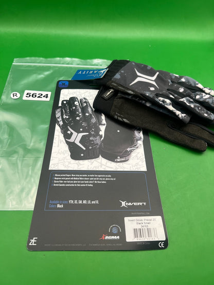 Invert Prevail ZE Gloves Black Small