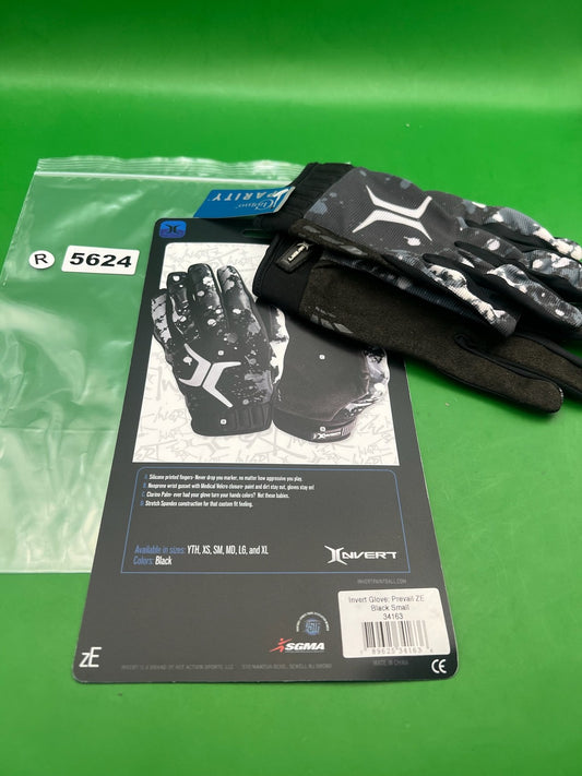 Invert Prevail ZE Gloves Black Small