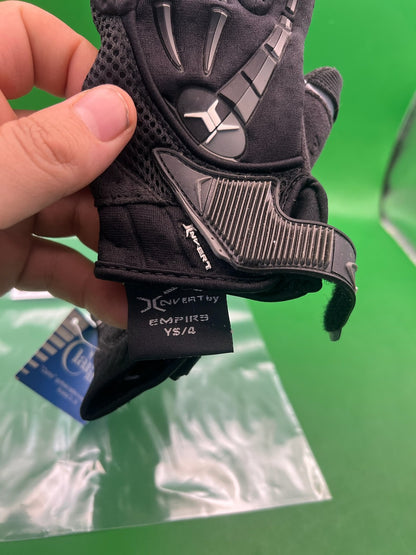 Invert Paintball Gloves Black YS/A