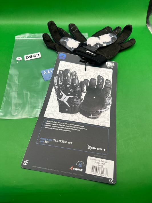 Invert Prevail ZE Gloves Black Small