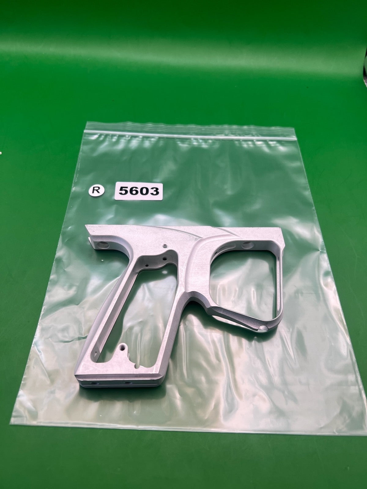 Smart Parts SFT Frame - used paintball trigger frame - silver