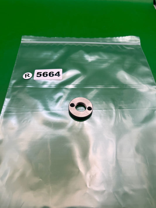 AGD Automag Tourney Lock - used paintball tourney lock / velocity adjuster lock ring - silver