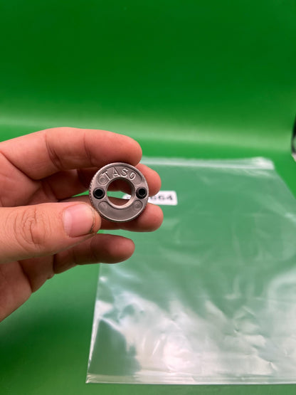AGD Automag Tourney Lock - used paintball tourney lock / velocity adjuster lock ring - silver
