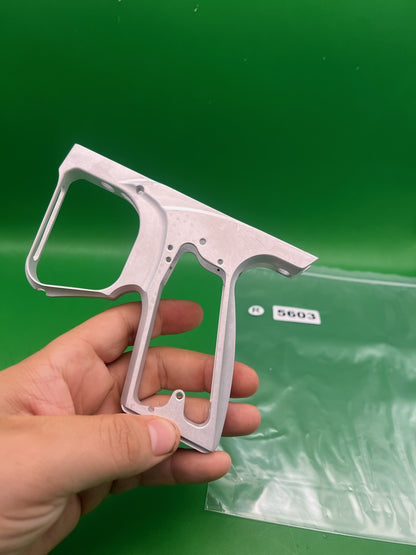 Smart Parts SFT Frame - used paintball trigger frame - silver
