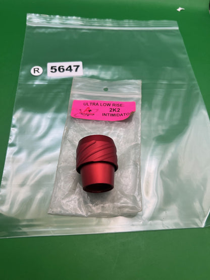 Custom Products Intimidator 2K2 Ultra Low Rise Feedneck Red