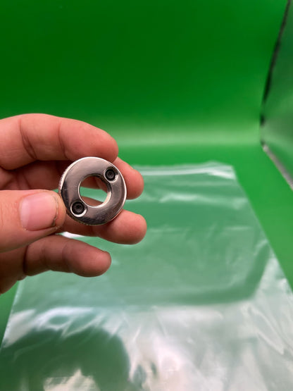 Taso Automag Tourney Lock - used paintball tourney lock / velocity adjuster lock ring - silver
