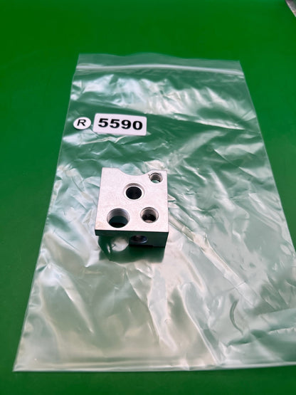 Autococker Front Block - used paintball front block - silver