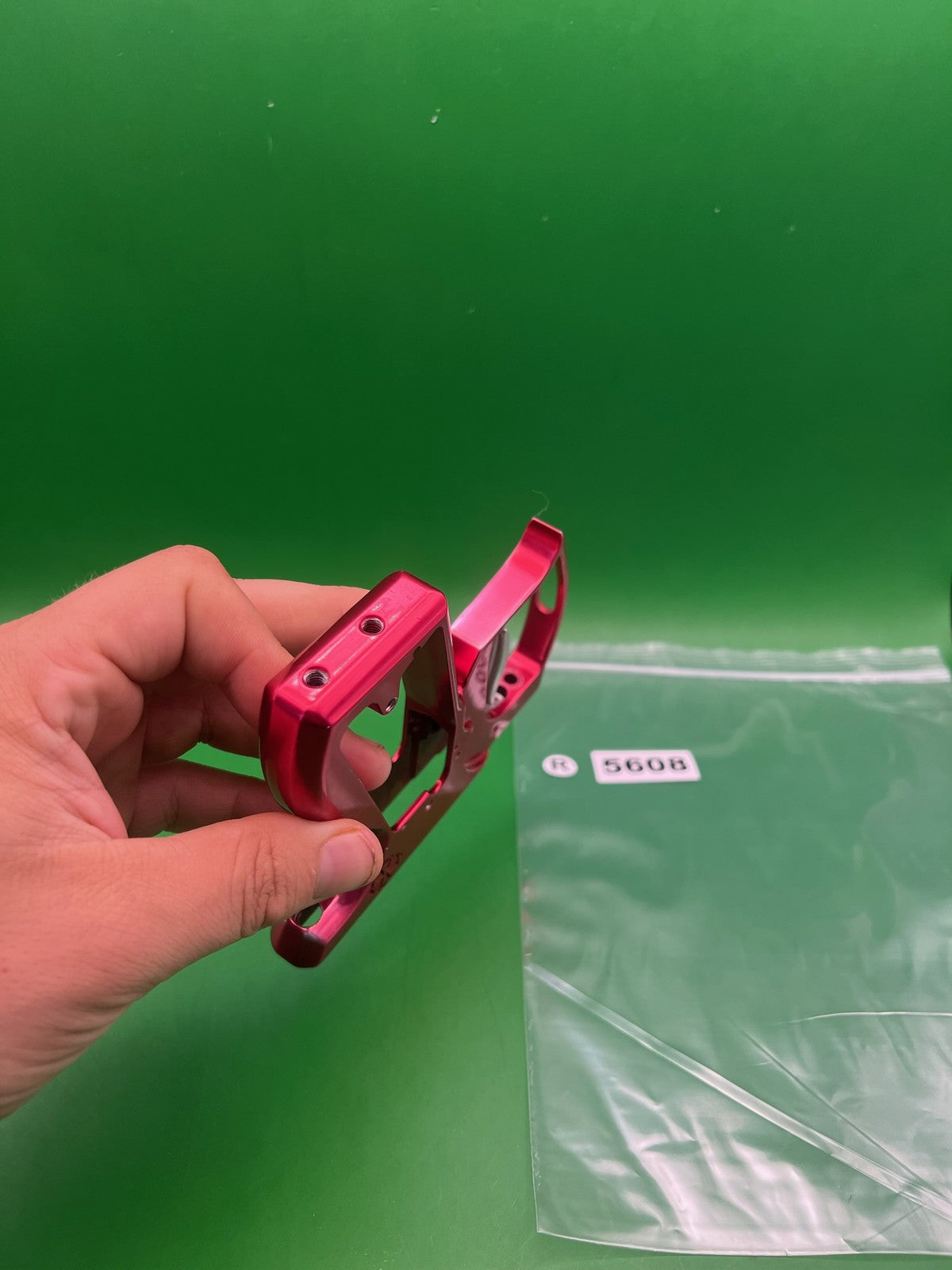 Smart Parts Ton Ton SFT Frame - used paintball trigger frame - red anno