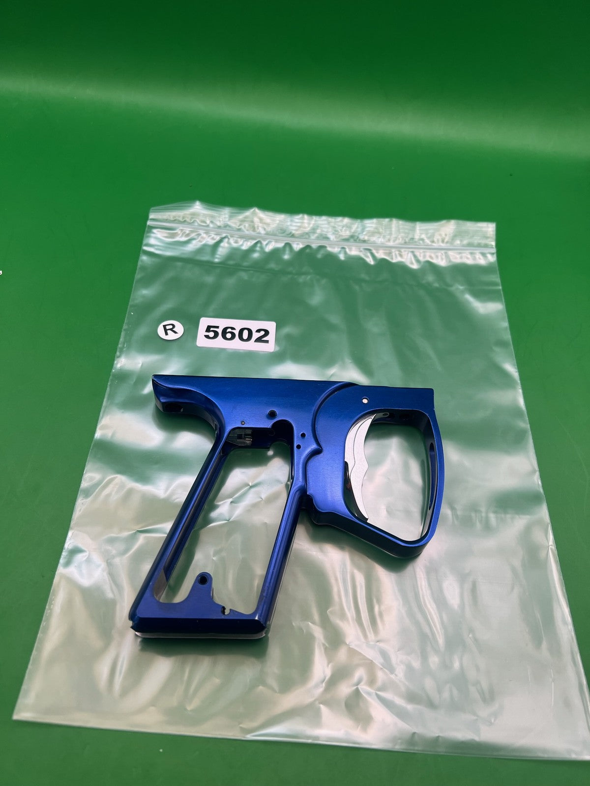 Smart Parts SFT Frame - used paintball trigger frame - blue anno