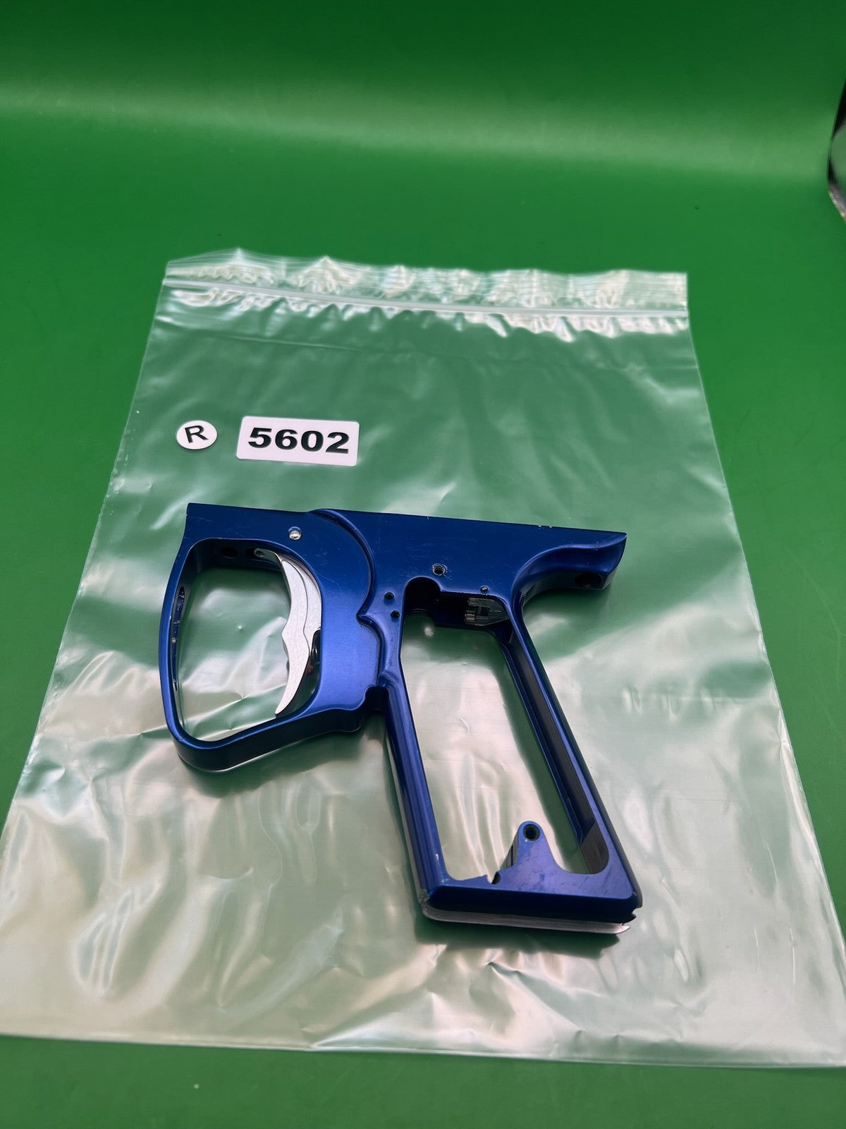 Smart Parts SFT Frame - used paintball trigger frame - blue anno