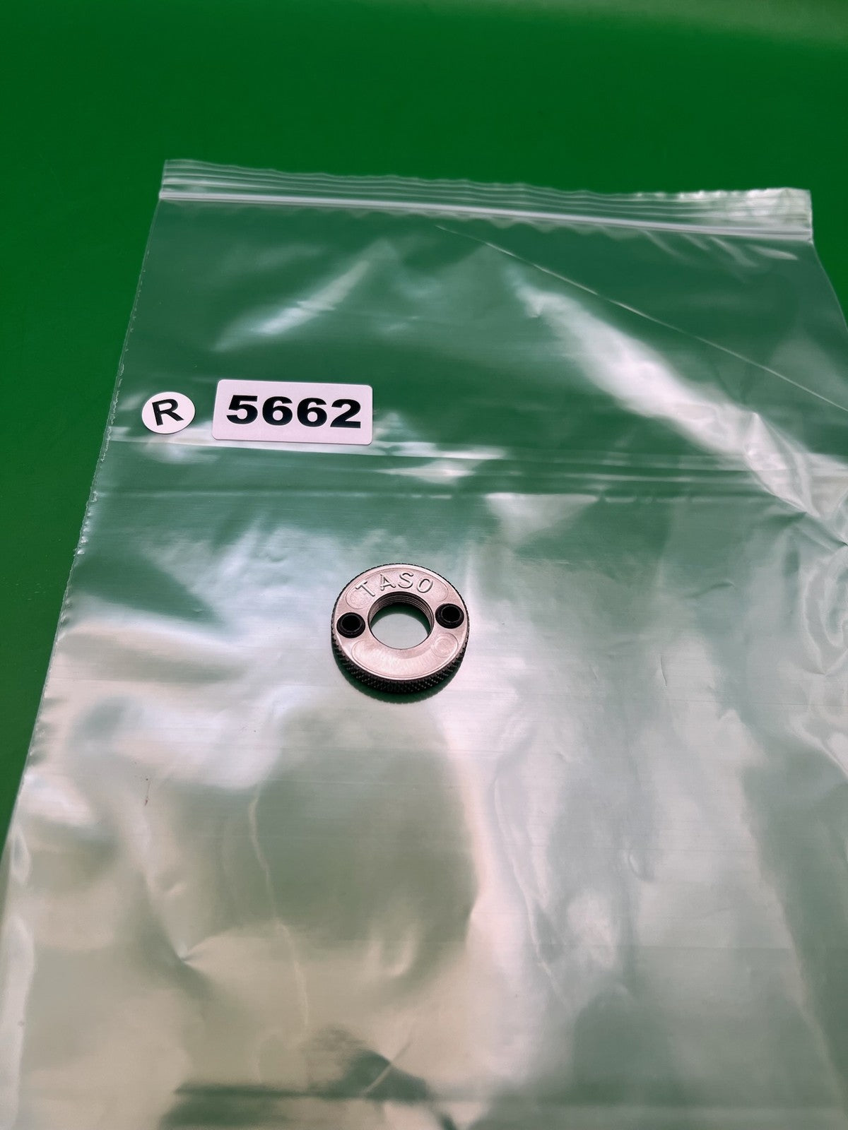 Taso Standard Automag Tourney Lock - used paintball tourney lock / velocity adjuster lock ring - silver