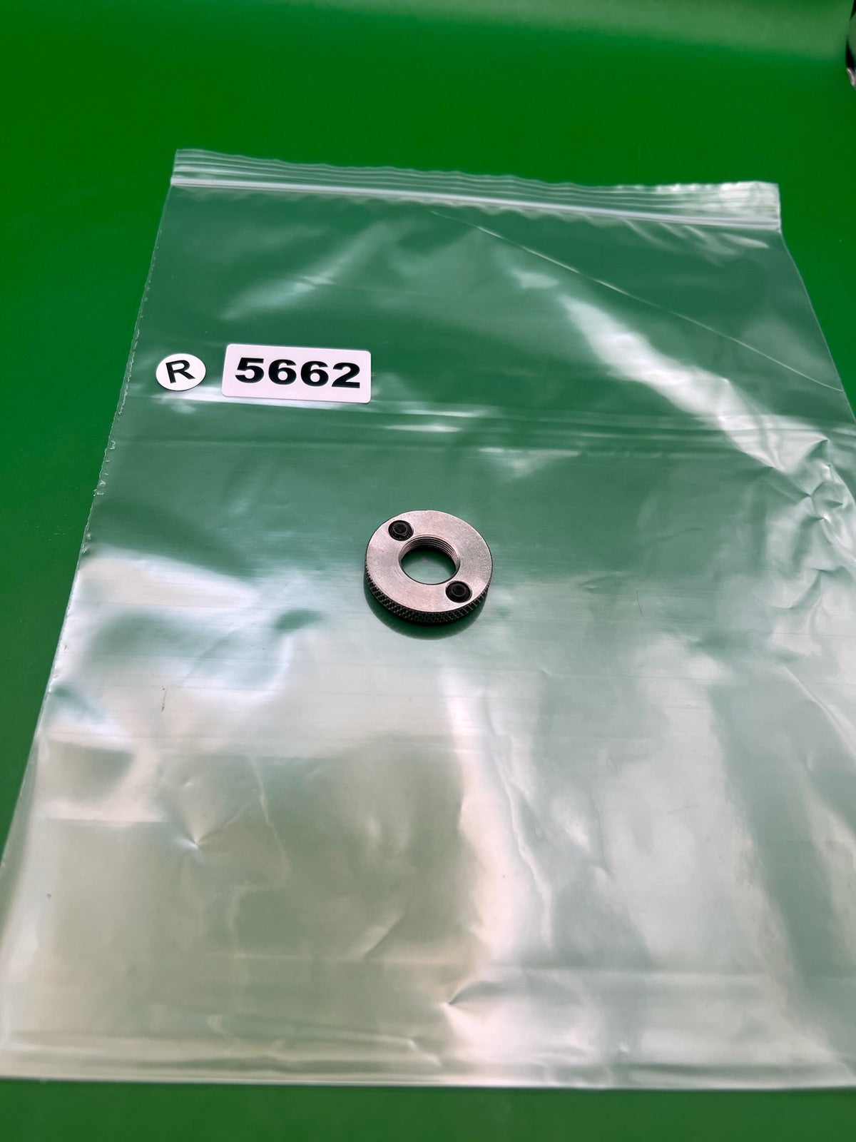 Taso Standard Automag Tourney Lock - used paintball tourney lock / velocity adjuster lock ring - silver