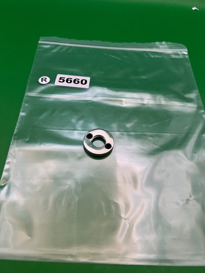 Taso Automag Tourney Lock - used paintball tourney lock / velocity adjuster lock ring - silver