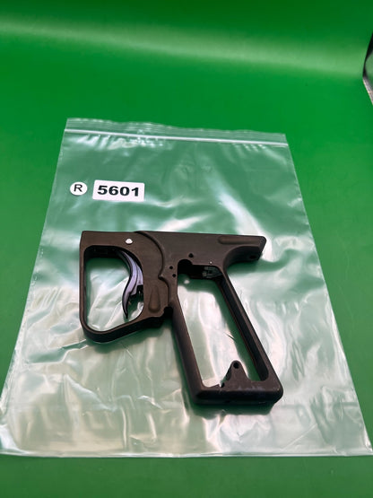 SFT Shocker Frame with Aftermarket Trigger - used paintball trigger frame - dark brown/bronze anno