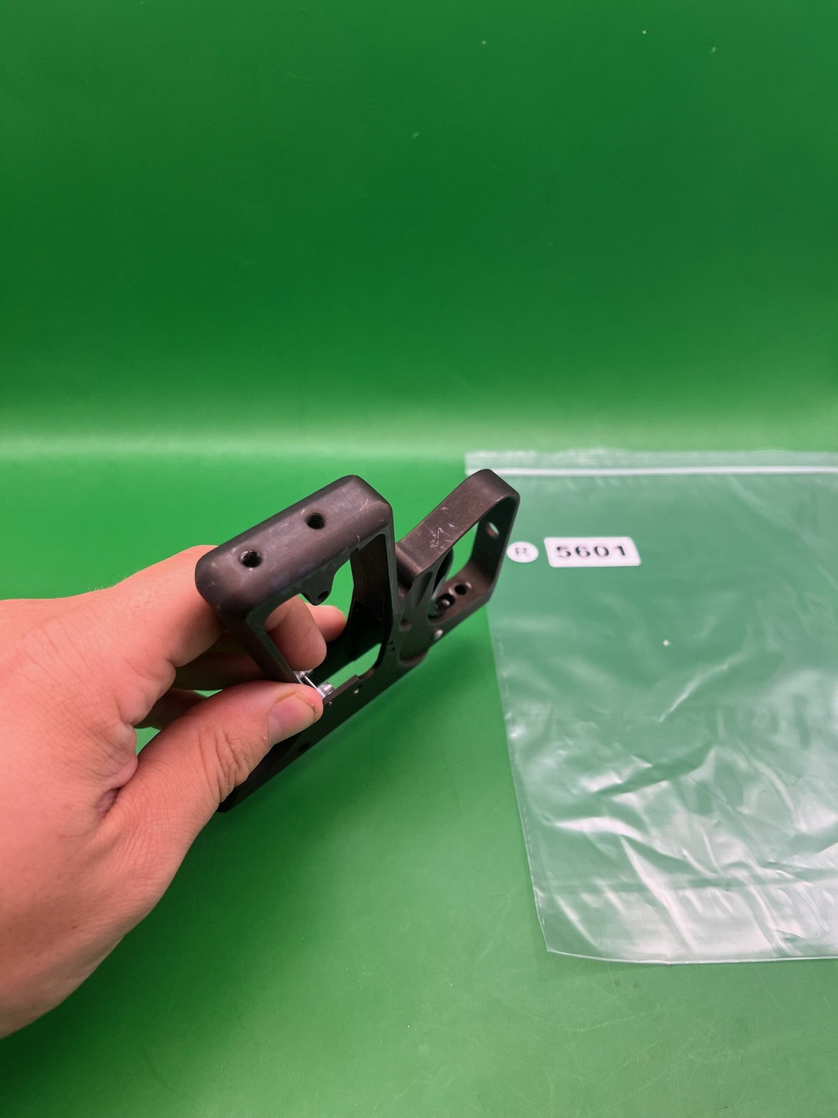 SFT Shocker Frame with Aftermarket Trigger - used paintball trigger frame - dark brown/bronze anno