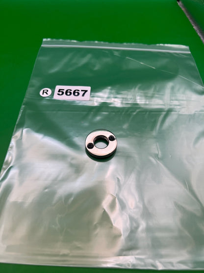 Taso AGD Lock - used paintball velocity adjuster lock ring - silver