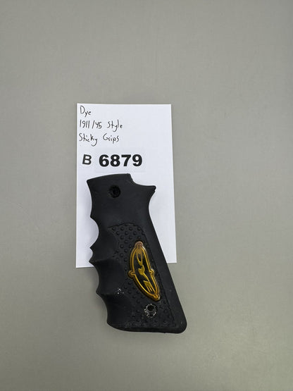 Dye 1911/45 Style Sticky Grips Black
