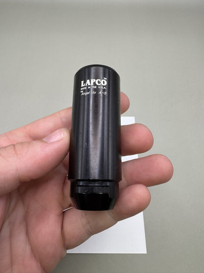 Lapco Barrel Adapter Angel to A5 Black