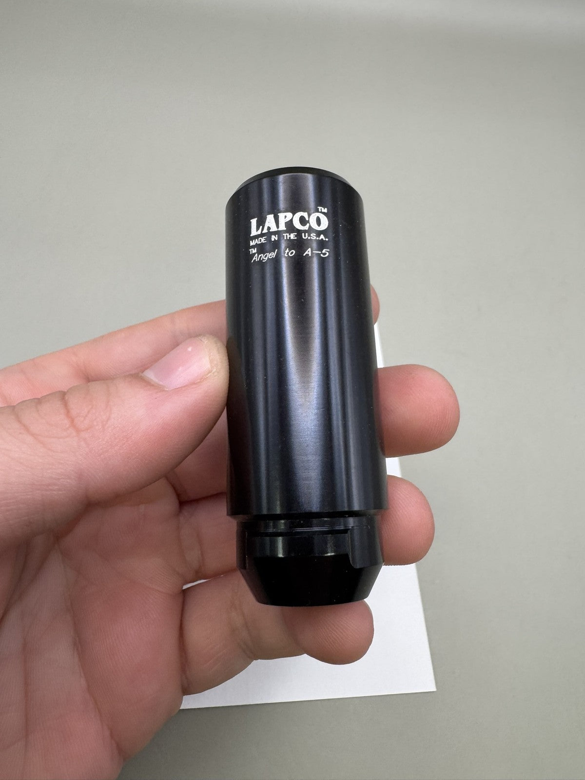 Lapco Barrel Adapter Angel to A-5 Black