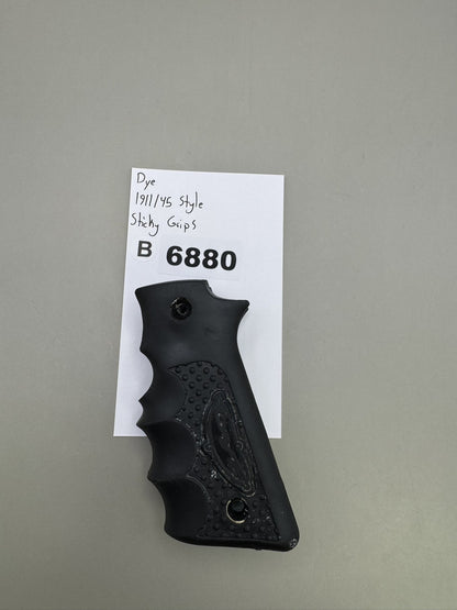 Dye 1911/45 Style Sticky Grips Black