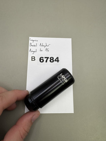 Lapco Barrel Adapter Angel to A5 Black
